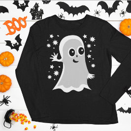 Sudadera Fantasma amistosa de Halloween con trucos o trucos