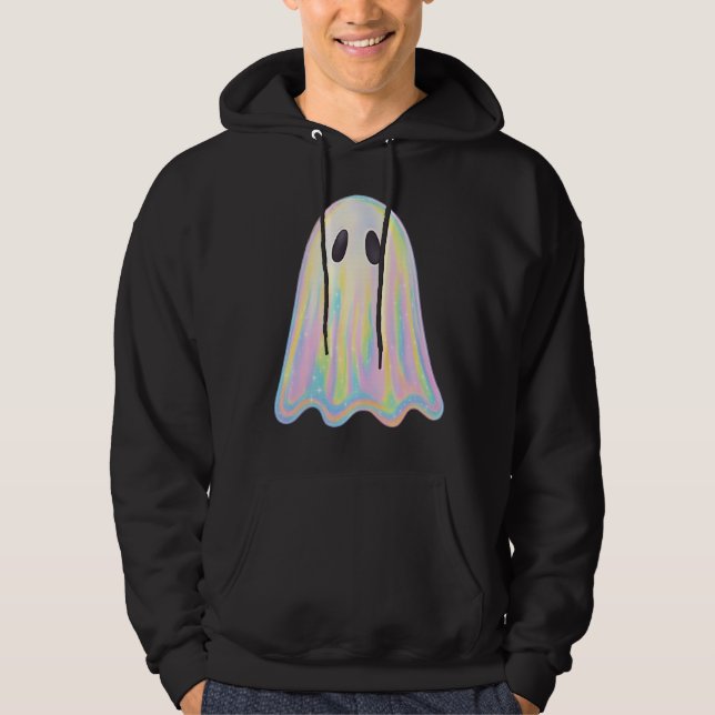 Sudadera Fantasma de arcoiris cúbico Pastel | Estético espe (Anverso)