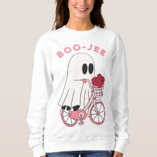 Sudadera Fantasma de boo-jee en bicicleta Halloween