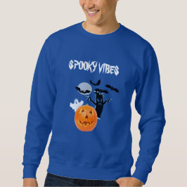 Sudadera Fantasma de calabaza y murciélagos de vibraciones 