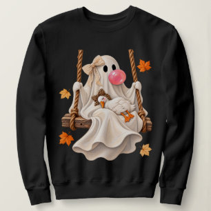 Sudadera Fantasma de chicle y swing de ganso tonto Hallowee