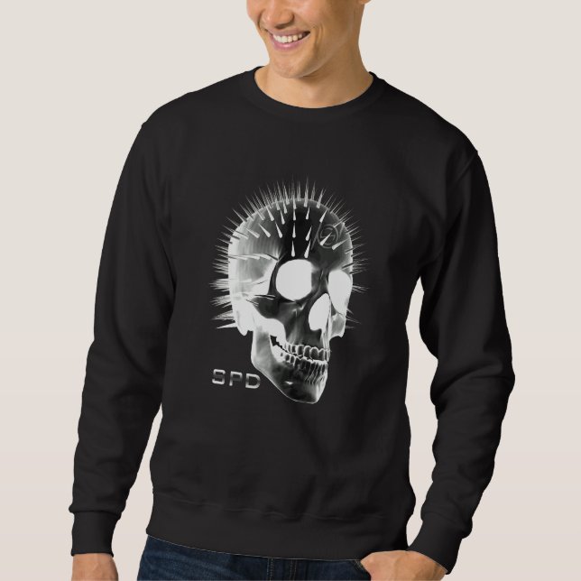 Sudadera Fantasma de Cráneo con Pinchos (Anverso)