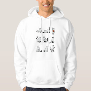 Sudadera Fantasma de gato Halloween fantasmagórico lindo pa