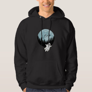 Sudadera Fantasma de Halloween Bosque Espeluznante Luna Vin