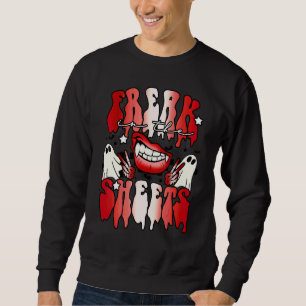 Sudadera Fantasma de Halloween Friki en las Sábanas