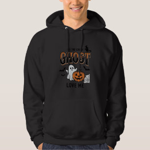 Sudadera Fantasma de Halloween Todos los fantasmas me aman 