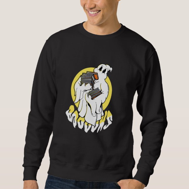 Sudadera Fantasma de libros (Anverso)