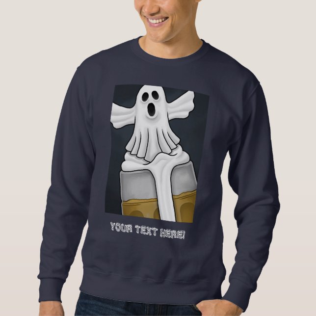 Sudadera Fantasma embaucador de Halloween (Anverso)