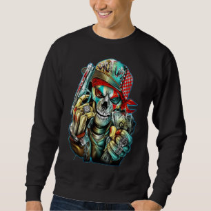 Sudadera Fantasma fantasma horror de monstruos Guay Glass G