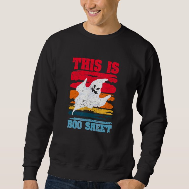 Sudadera Fantasma   Halloween  Espeluznante Esta Es Hoja de (Anverso)