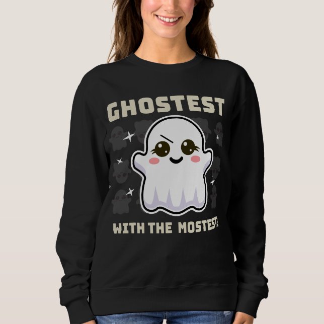 Sudadera Fantasma Kawaii Ghost Halloween (Anverso)
