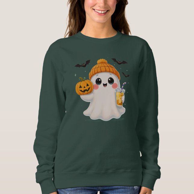 Sudadera Fantasma lindo (Anverso)
