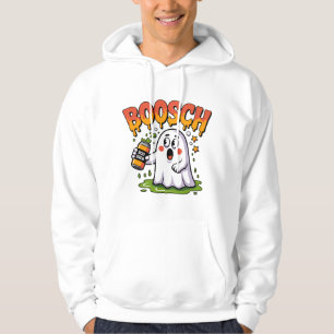 Sudadera Fantasma sorprendido con bolus resbaladizo