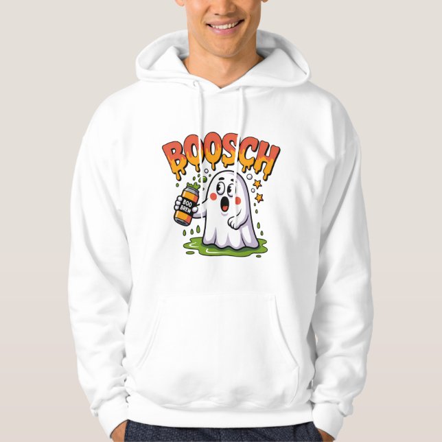 Sudadera Fantasma sorprendido con bolus resbaladizo (Anverso)