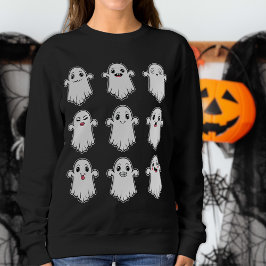 Sudadera Fantasmas Con Varias Expresiones Faciales Hallowee