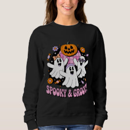 Sudadera Fantasmas retro disco Spooky Groovy Halloween