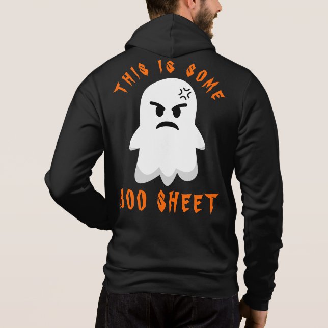 Sudadera Fantástico Fantasma De Halloween Fundido Esta Es U (Reverso)