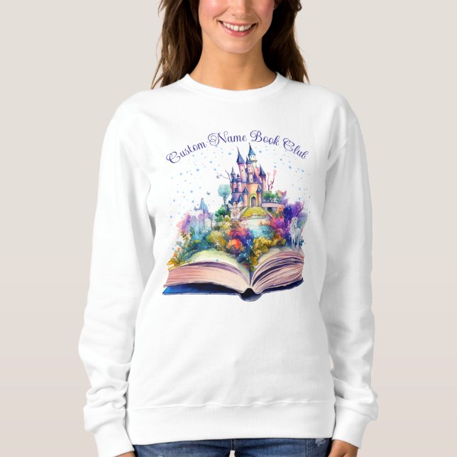 Sudadera Fantasy Book Lover, Personalizado Book Club (Anverso)
