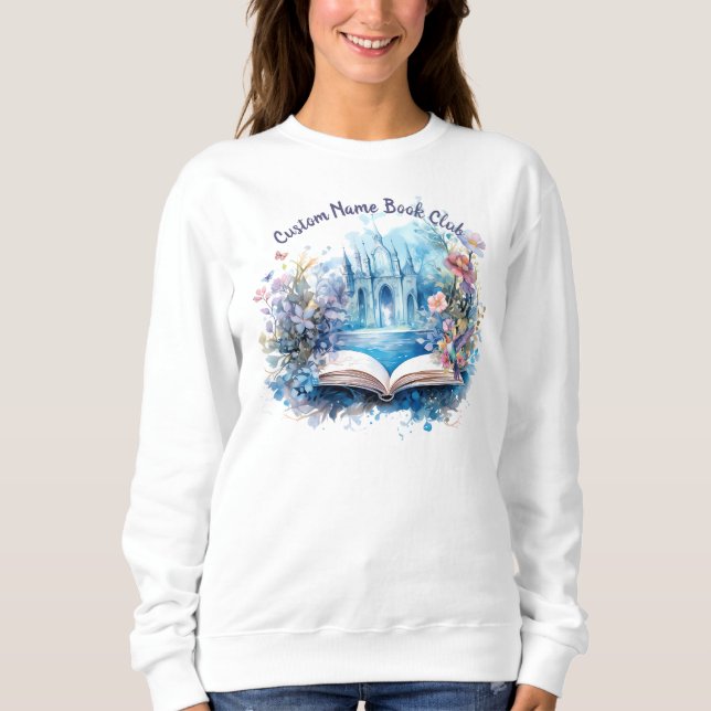 Sudadera Fantasy Book Lover, Personalizado Book Club (Anverso)