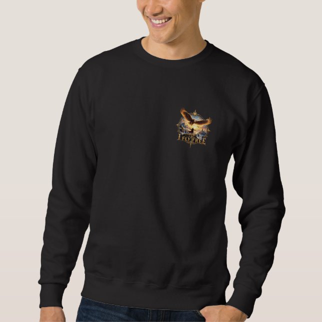 Sudadera Fantasy Eagle Vuelo Libre (Anverso)