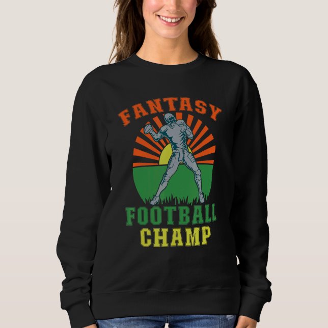 Sudadera Fantasy Football Champ Winning Fantasy Football (Anverso)