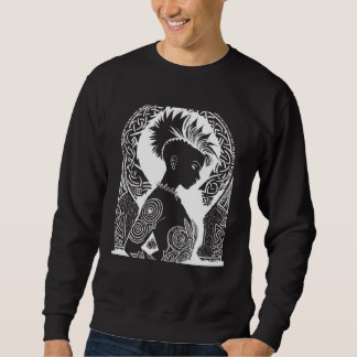 Sudadera Fantasy Post Punk Celtic Tribal Batcave Girl Gothi