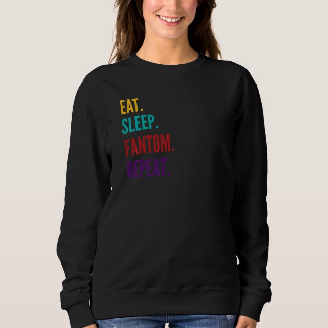 Sudadera Fantom Crypto Eat Sleep Fantom Repetir 1 (Anverso)
