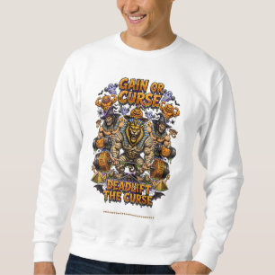 Sudadera Faraón Egipcio Divertido León Momia Halloween Gimn