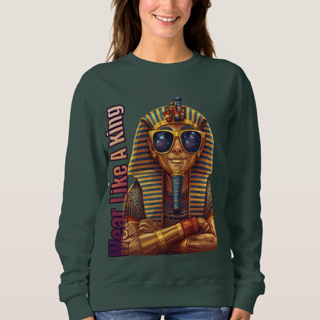 Sudadera Faraón Moderno: Viste Como Un Rey (Anverso)