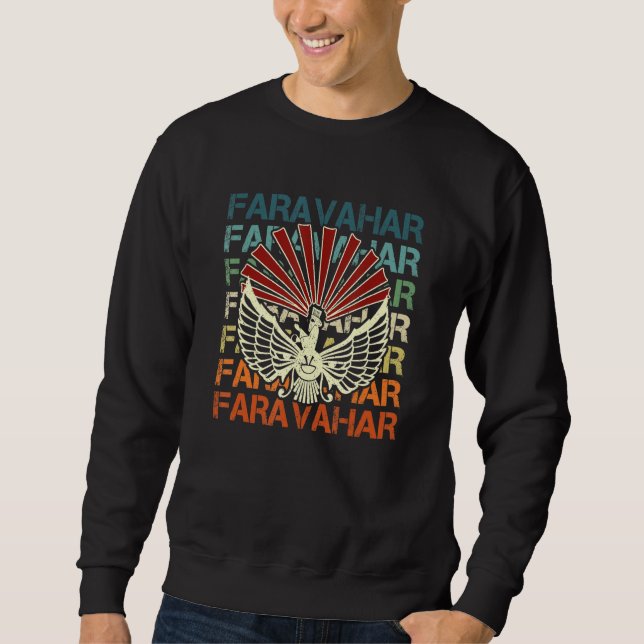Sudadera Faravahar Zoroastrianism Zarathustra Symbol philos (Anverso)