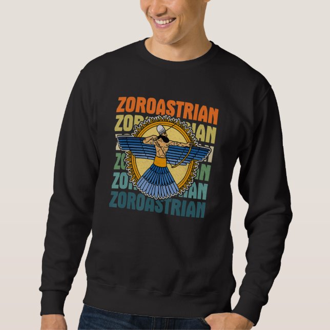 Sudadera Faravahar Zoroastrianism Zarathustra Symbol philos (Anverso)