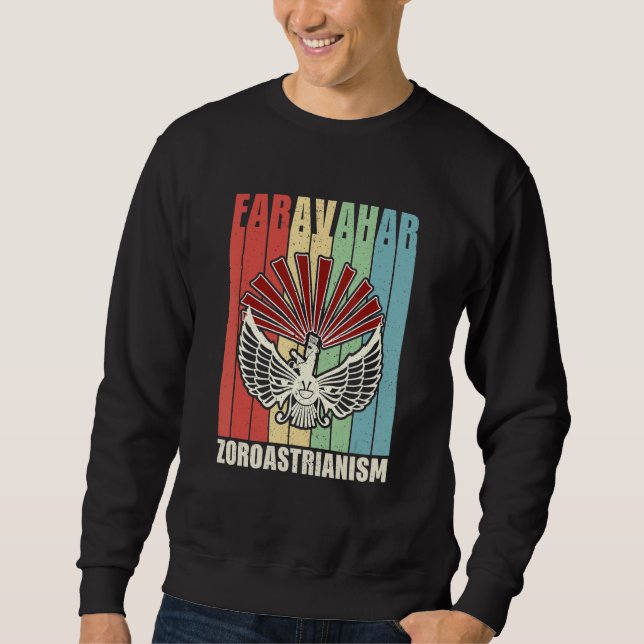 Sudadera Faravahar Zoroastrianism Zarathustra Symbol philos (Anverso)