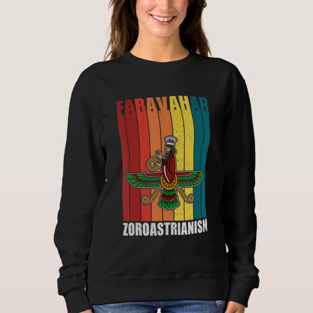 Sudadera Faravahar Zoroastrianism Zarathustra Symbol philos (Anverso)