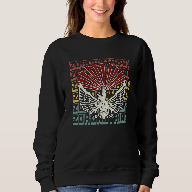 Sudadera Faravahar Zoroastrianism Zarathustra Symbol philos (Anverso)