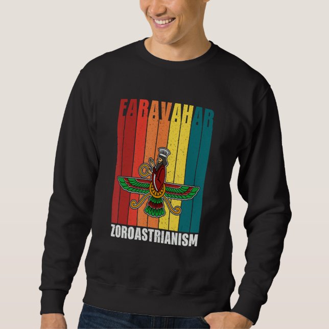 Sudadera Faravahar Zoroastrianism Zarathustra Symbol philos (Anverso)