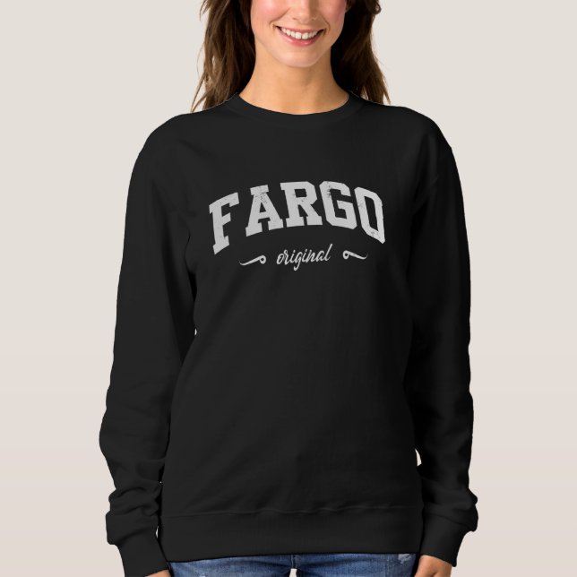 Sudadera Fargo Design College Dakota del Norte (Anverso)