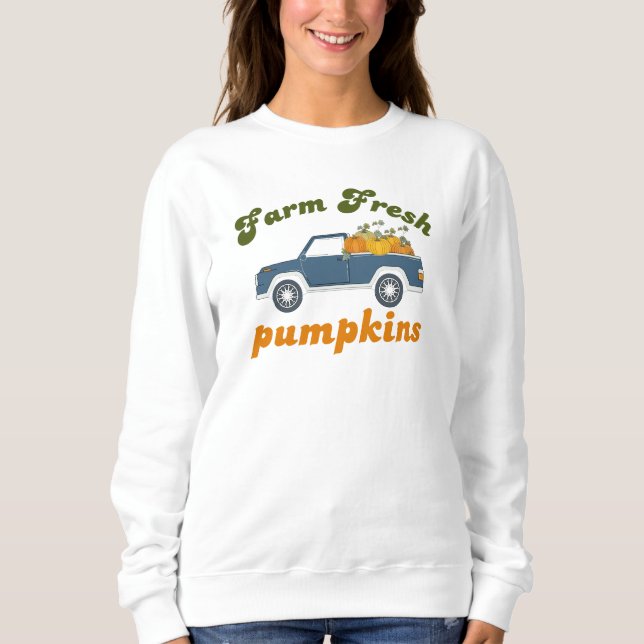 Sudadera Farm Fresh Pumpkins (Anverso)