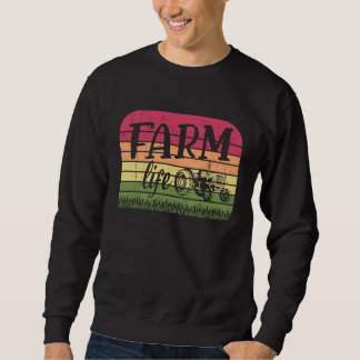 Sudadera Farm Life Rancher Barnyard Harvest Farming Barn Ca