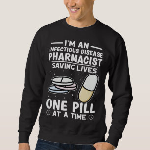 Sudadera Farmacéutico de Enfermedades Infecciosas Salvando 