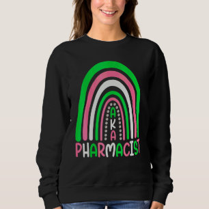 Sudadera Farmacéuticos Cute Rainbow Aka Farmacéutico
