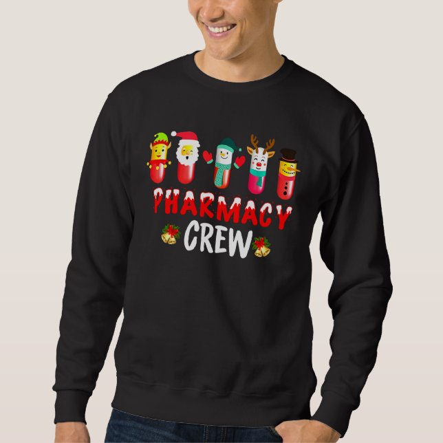 Sudadera Farmacéuticos Funny Crew Farmacéuticos Navidades t (Anverso)