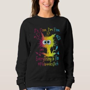 Sudadera Farmacia Ech La Vida Todo Está Bien Colorido