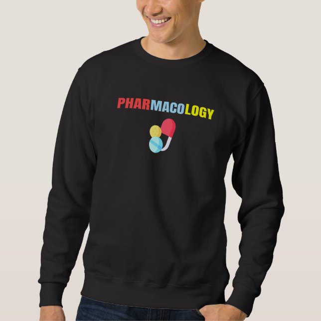 Sudadera Farmacología Farmacología Unisex Hombres Mujeres P (Anverso)