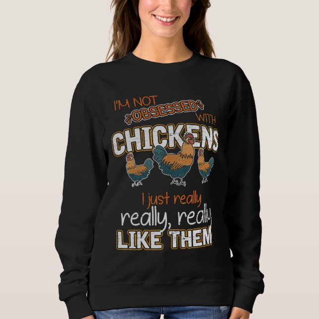 Sudadera Farmer Farm Animal Chicken   (Anverso)