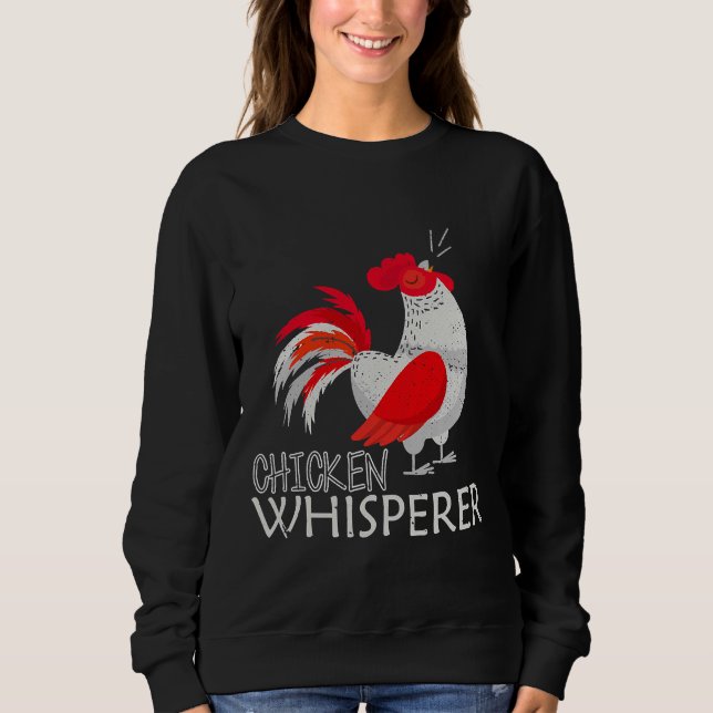 Sudadera Farmer Farming Chicken Whisperer   (Anverso)