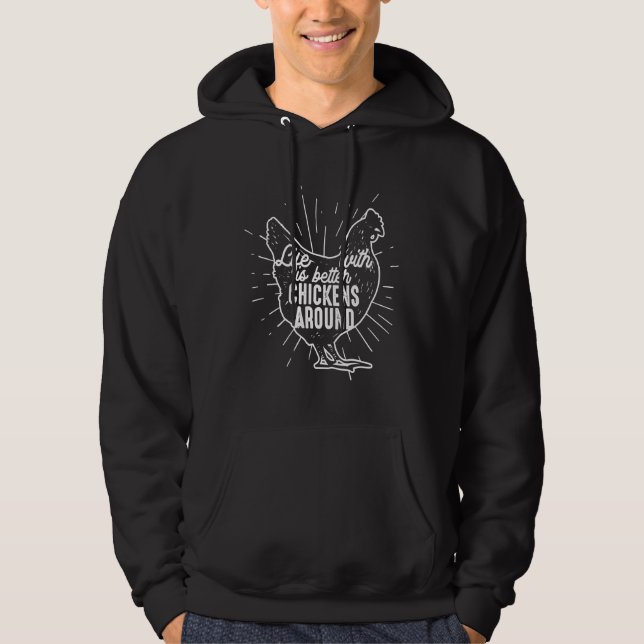 Sudadera Farmer Idea Poultry Chicken   (Anverso)