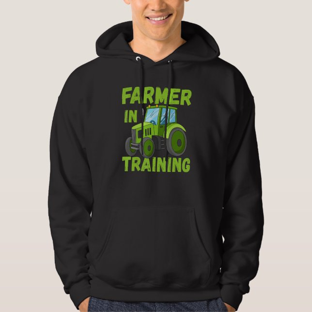 Sudadera Farmer In Training Tractors Driver Strongman Costu (Anverso)
