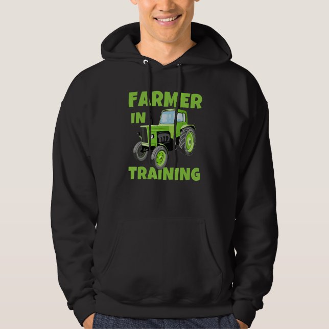 Sudadera Farmer In Training Tractors Driver  Strongman Vehi (Anverso)