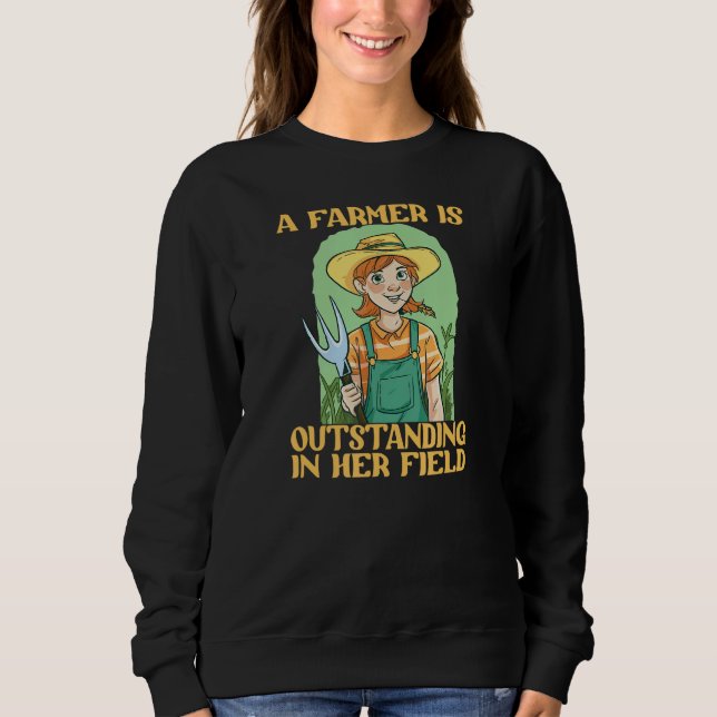 Sudadera Farmer Matching Couples Definition for Women (Anverso)