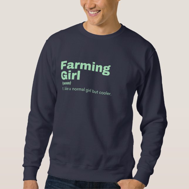 Sudadera Farming Girl - Farming (Anverso)